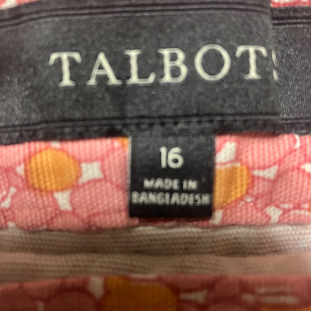 Melon and Pink Print Skirt by Talbots - Picture 5 of 5